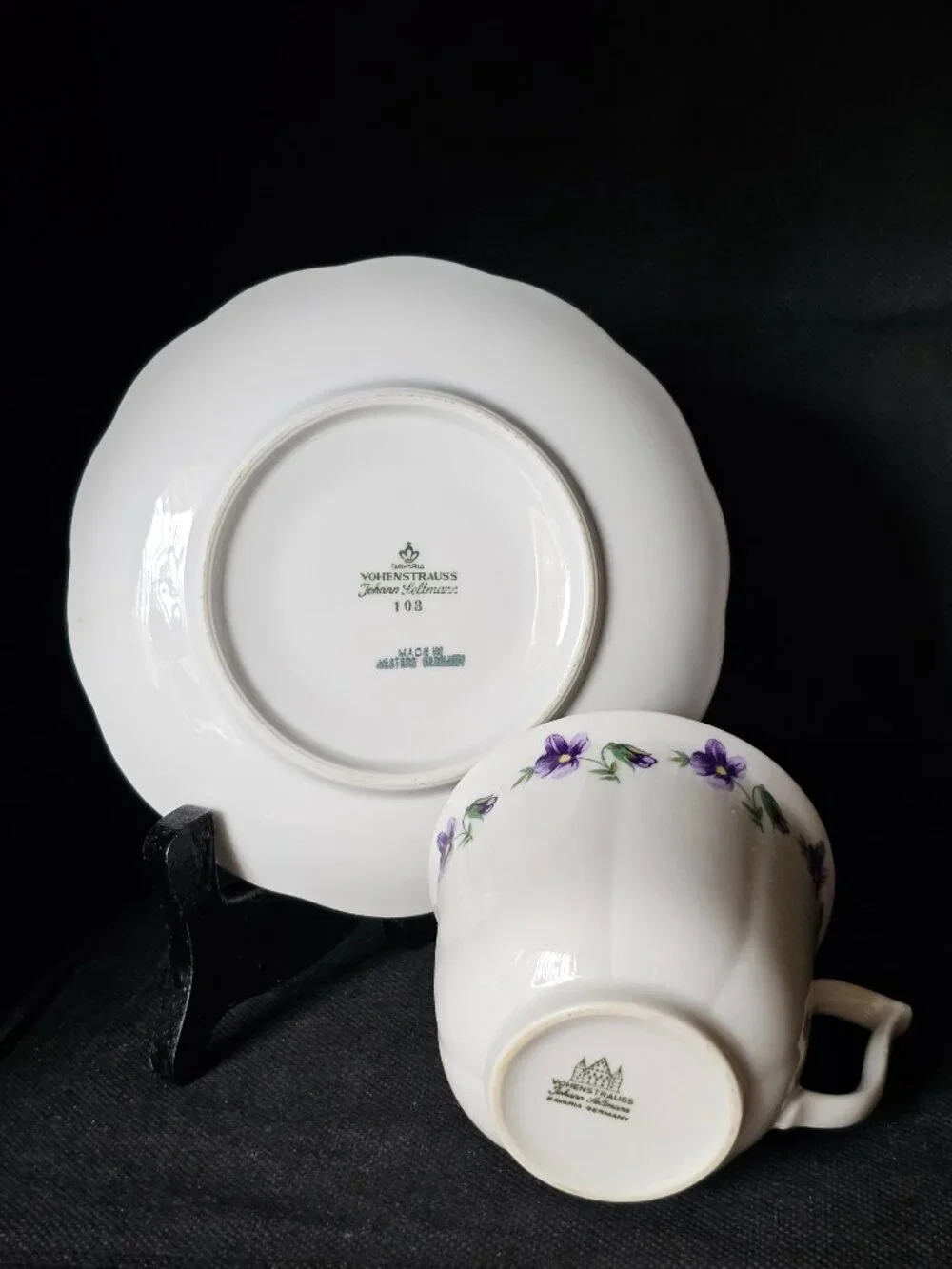 Vintage Vohenstrauss Johann Seltmann Demitasse Cup and Saucer